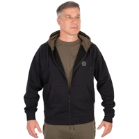 Fox Collection Zipped Hoody Black